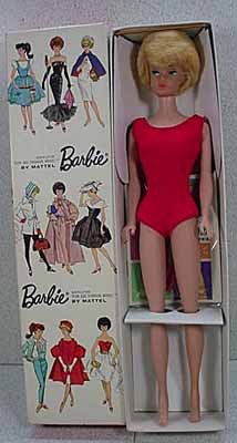 MIB Lemon Blond Bubble Cut Barbie Doll, Mattel, 1963. MIB Lemon Blond Bubble Cut Barbie Doll, Mattel, 1963.
