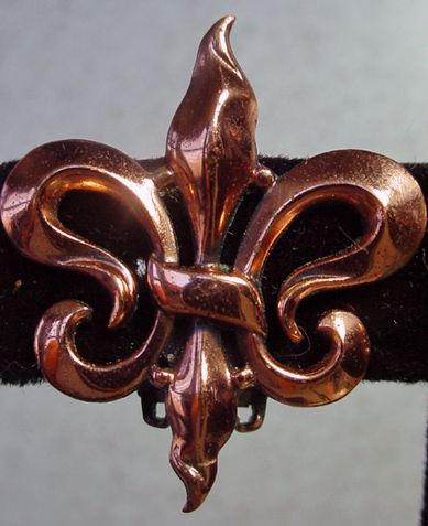 1950's, Renoir, Copper Clip On Earrings. 1950's, Renoir, Copper Clip On Earrings.