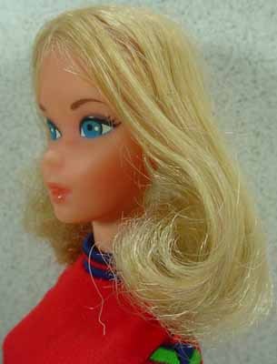 Mattel 1973 Quick Curl Barbie in Get-Ups’ n Go United Airline Hostess from fourtyfiftysixty on