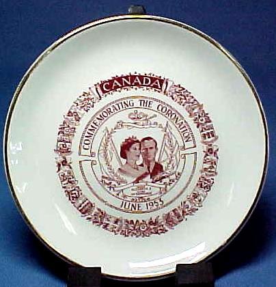 1953 Canada Coronation Plate Queen Elizabeth 1953 Canada Coronation Plate Queen Elizabeth