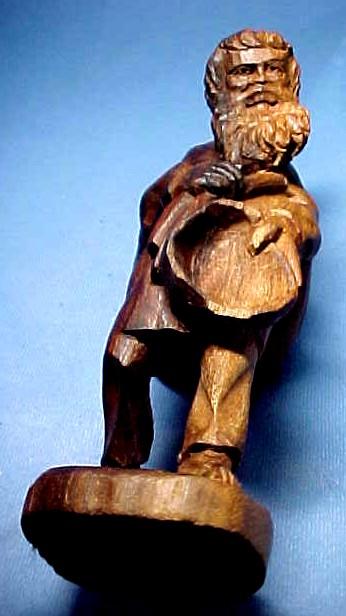 Wood Carving of an Old Man Great Detail Wood Carving of an Old Man Great Detail