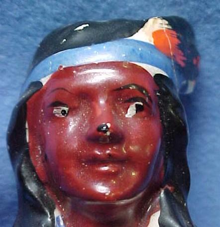 Indian Chief and Squaw Salt and Pepper Shakers Indian Chief and Squaw Salt and Pepper Shakers