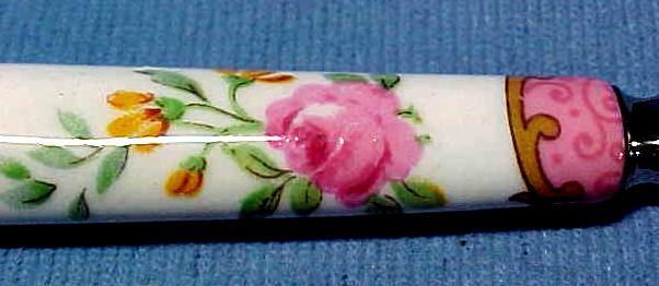 Crown Staffordshire Fine China Butter Pat and Knife Crown Staffordshire Fine China Butter Pat and Knife
