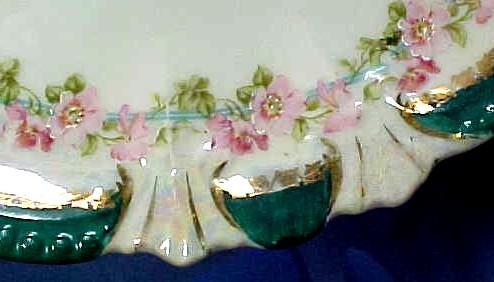 Victorian Porcelain with Hand Painted Wild Roses Victorian Porcelain with Hand Painted Wild Roses