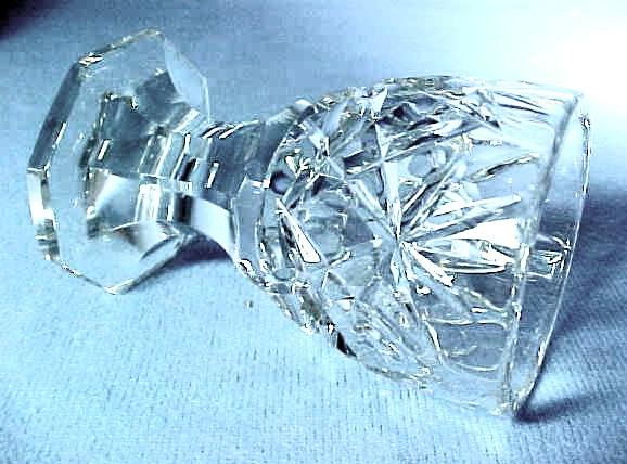 Beautiful Victorian Cut Glass Pedestal Egg Cup Beautiful Victorian Cut Glass Pedestal Egg Cup