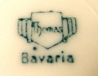 Bavarian Porcelain Plate Hand Painted Forget-Me-Nots Signed Bavarian Porcelain Plate Hand Painted Forget-Me-Nots Signed