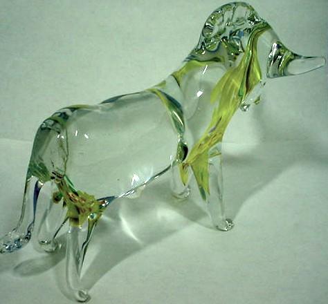 Venetian Glass Figure of a Bull Venetian Glass Figure of a Bull