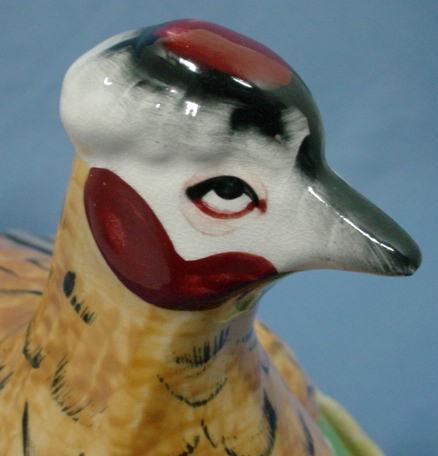 Staffordshire Pottery Hen On Nest Covered Dish Staffordshire Pottery Hen On Nest Covered Dish