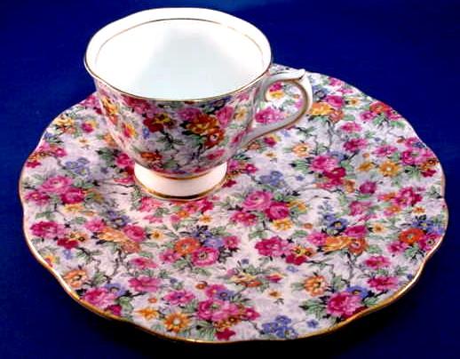 Royal Albert Chintz Snack Set or Tea and Toast Royal Albert Chintz Snack Set or Tea and Toast