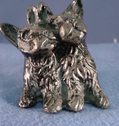 Pair of Scottie Dogs Cast Metal Pair of Scottie Dogs Cast Metal