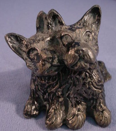 Pair of Scottie Dogs Cast Metal Pair of Scottie Dogs Cast Metal