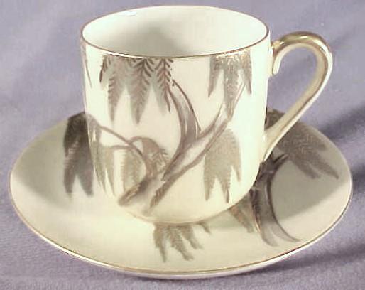 Vintage Eggshell China, Demi Tasse and Saucer Hand Painted Vintage Eggshell China, Demi Tasse and Saucer Hand Painted