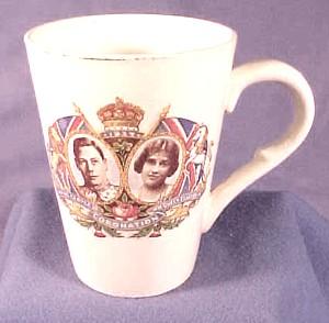 British Royal Commemorative Mug, Coronation of George 6th British Royal Commemorative Mug, Coronation of George 6th