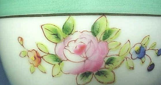 Vintage Noritake China Double Egg Cup with Hand Painted Roses Vintage Noritake China Double Egg Cup with Hand Painted Roses