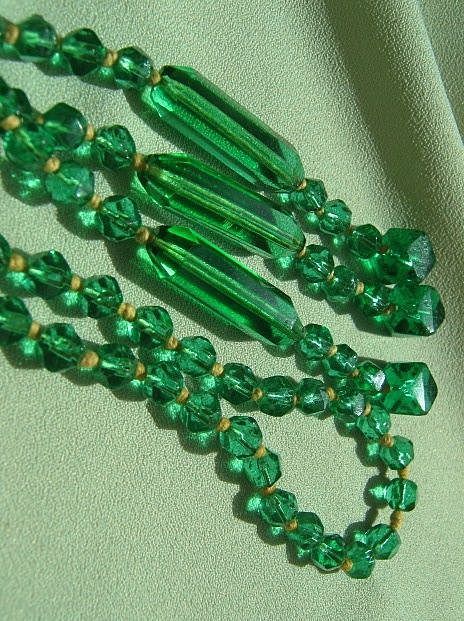 Cut Crystal Flapper Necklace with Tassel Cut Crystal Flapper Necklace with Tassel