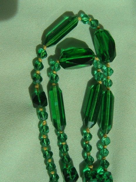 Cut Crystal Flapper Necklace with Tassel Cut Crystal Flapper Necklace with Tassel