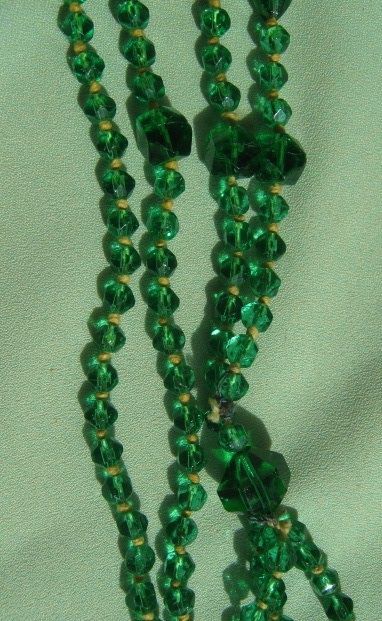 Cut Crystal Flapper Necklace with Tassel Cut Crystal Flapper Necklace with Tassel