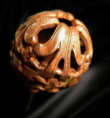 Antique Copper Filigree Hatpin Antique Copper Filigree Hatpin