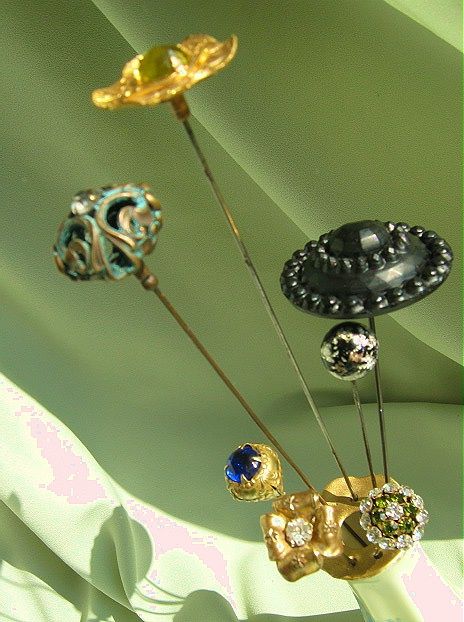 Antique Copper Filigree Hatpin Antique Copper Filigree Hatpin