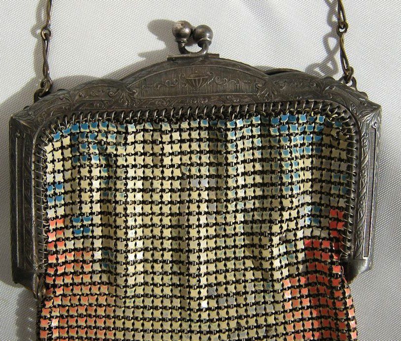 Art Deco Flapper Purse * Whiting & Davis Art Deco Flapper Purse * Whiting & Davis