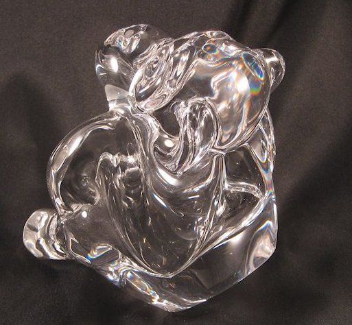 Hand Blown Crystal Art Glass Monkey Hand Blown Crystal Art Glass Monkey
