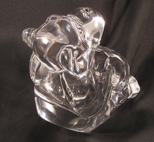 Hand Blown Crystal Art Glass Monkey Hand Blown Crystal Art Glass Monkey
