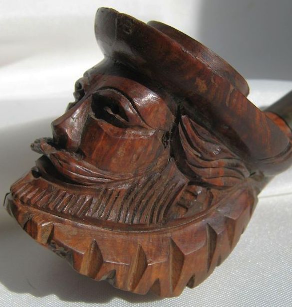 Carved Briar Tobacco Pipe Carved Briar Tobacco Pipe