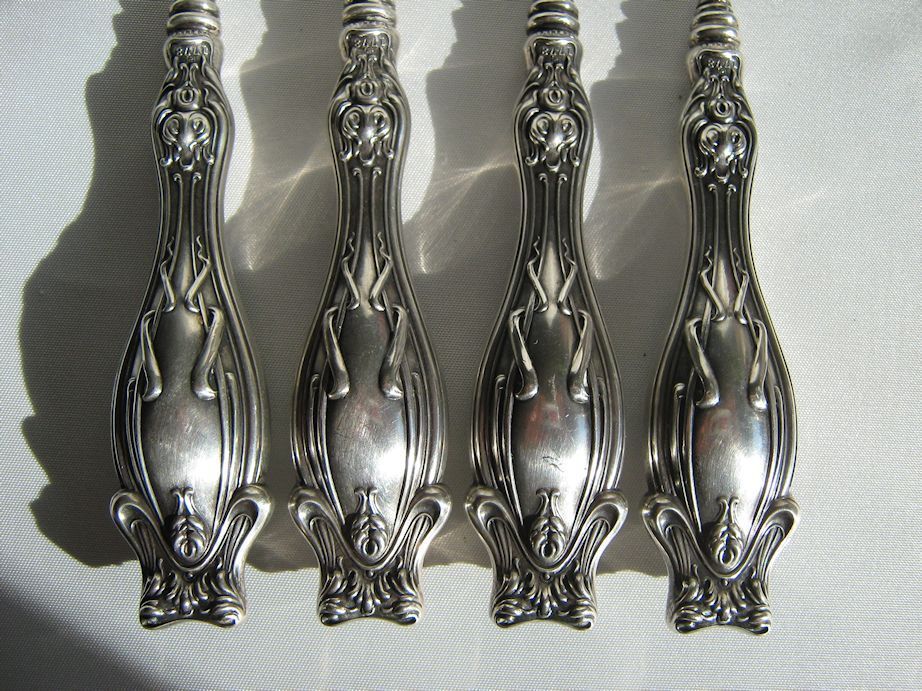 Art Nouveau Sterling Silver Manicure Set * Simons Brothers Art Nouveau Sterling Silver Manicure Set * Simons Brothers
