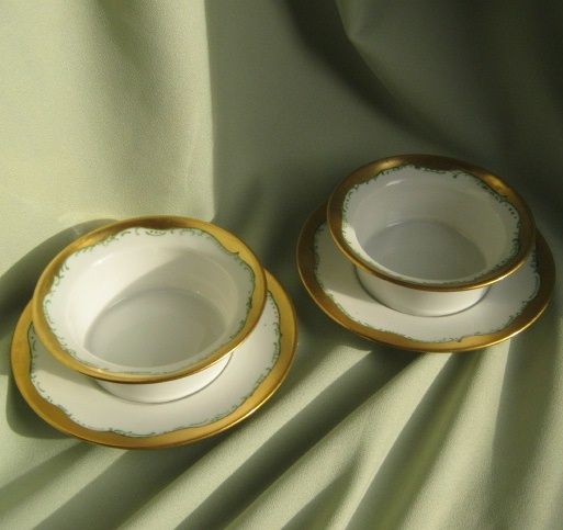 Elegant Porcelain Finger Bowls ** Germany Elegant Porcelain Finger Bowls ** Germany
