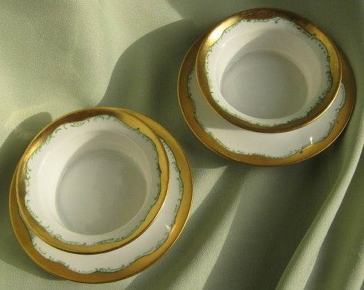 Elegant Porcelain Finger Bowls ** Germany Elegant Porcelain Finger Bowls ** Germany
