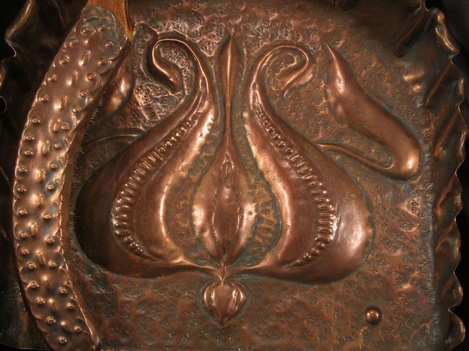 Art Nouveau Copper Crumber & Brush Art Nouveau Copper Crumber & Brush