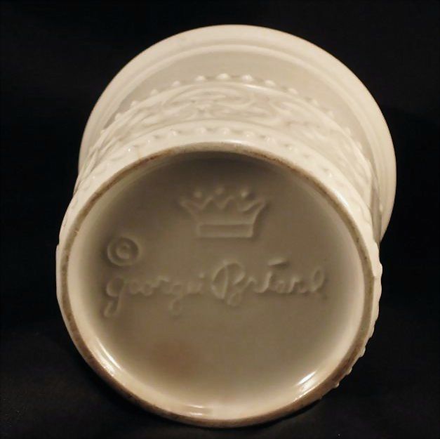 Signed Ceramic Condiment Jar "Georges Briard" Signed Ceramic Condiment Jar "Georges Briard"