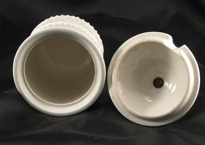 Signed Ceramic Condiment Jar "Georges Briard" Signed Ceramic Condiment Jar "Georges Briard"
