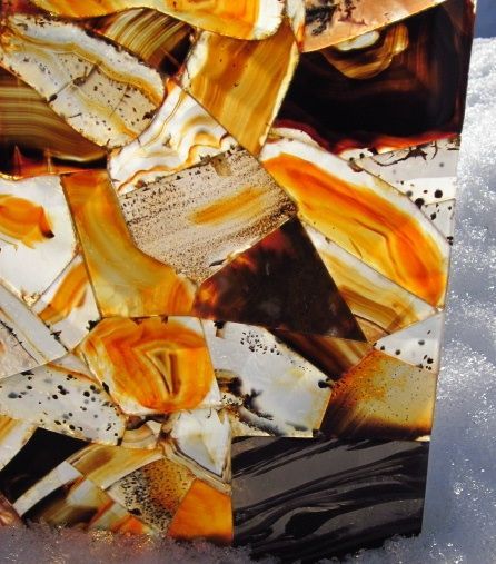 Agate Rock Mosaic Dragon Fly Agate Rock Mosaic Dragon Fly