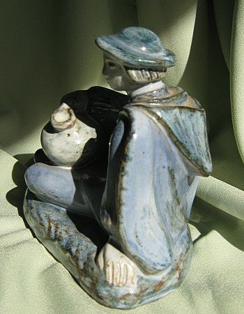 Scandinvian Hand Sculpted Figurine * Ca. 1950 Scandinvian Hand Sculpted Figurine * Ca. 1950
