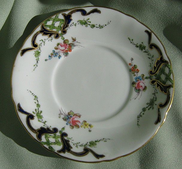 1903 Porcelain Porringer Bowl & Saucer - Ca. 1903 Porcelain Porringer Bowl & Saucer - Ca.