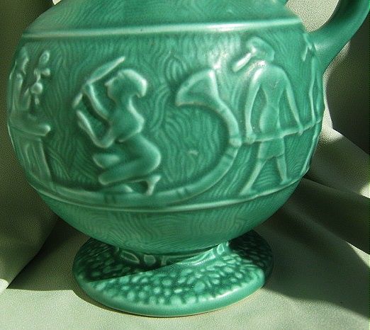 Art Deco Egyptian Revival Jug * SylvaC Art Studio Art Deco Egyptian Revival Jug * SylvaC Art Studio