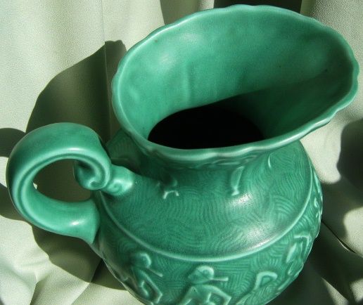 Art Deco Egyptian Revival Jug * SylvaC Art Studio Art Deco Egyptian Revival Jug * SylvaC Art Studio