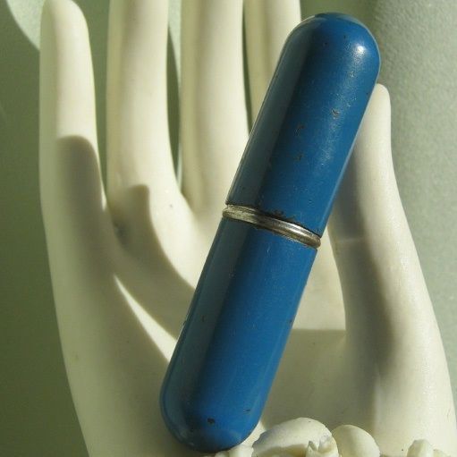 Pocket Lighter by "Allbright" * Cobalt Enamel Pocket Lighter by "Allbright" * Cobalt Enamel