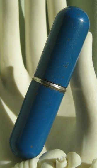 Pocket Lighter by "Allbright" * Cobalt Enamel Pocket Lighter by "Allbright" * Cobalt Enamel