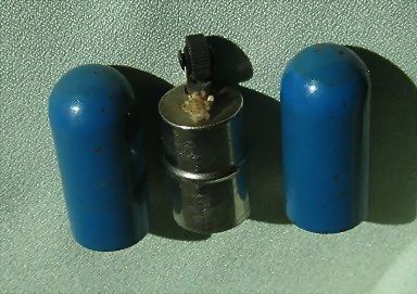 Pocket Lighter by "Allbright" * Cobalt Enamel Pocket Lighter by "Allbright" * Cobalt Enamel