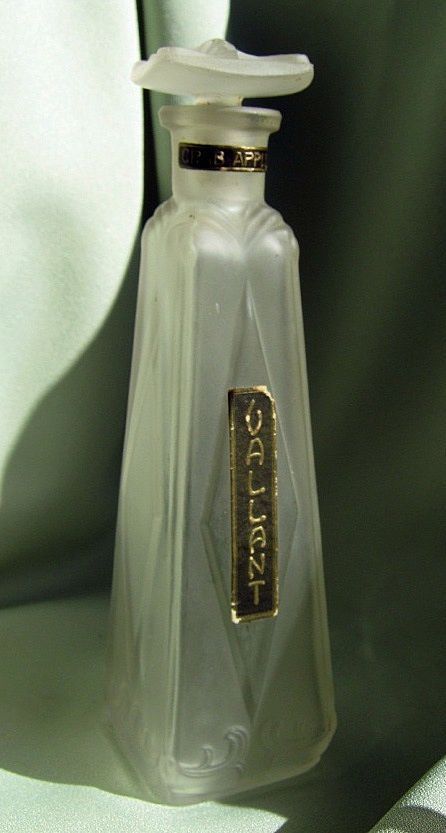 1925 Perfume Bottle "Crab Apple" * Frosted Stopper 1925 Perfume Bottle "Crab Apple" * Frosted Stopper