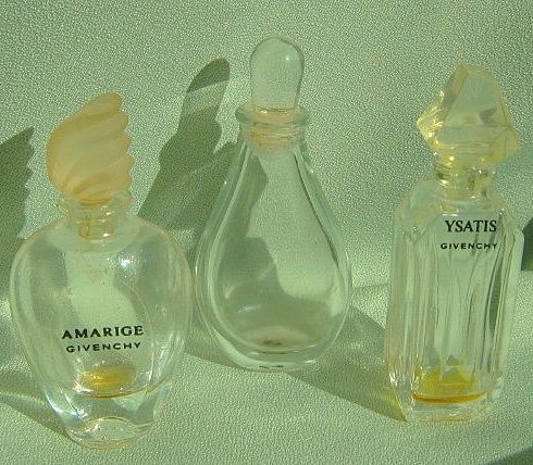 Three Miniature Perfume Bottles * Amarige * Ysatis * Couture Three Miniature Perfume Bottles * Amarige * Ysatis * Couture