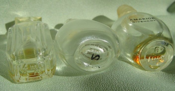 Three Miniature Perfume Bottles * Amarige * Ysatis * Couture Three Miniature Perfume Bottles * Amarige * Ysatis * Couture