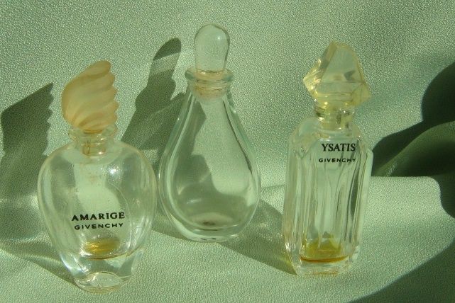 Three Miniature Perfume Bottles * Amarige * Ysatis * Couture Three Miniature Perfume Bottles * Amarige * Ysatis * Couture