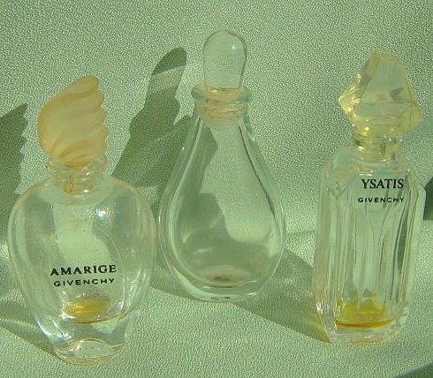 Three Miniature Perfume Bottles * Amarige * Ysatis * Couture Three Miniature Perfume Bottles * Amarige * Ysatis * Couture