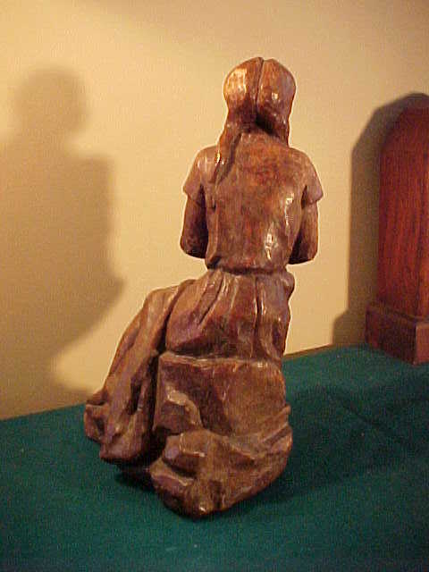 Interesting Vintage Quality Plaster Statue of Woman & Child Interesting Vintage Quality Plaster Statue of Woman & Child
