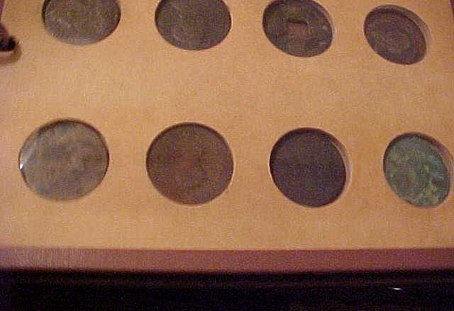 Book of 24 Large, British, Colonial, 2 Cent Pcs & a Few Tokens Book of 24 Large, British, Colonial, 2 Cent Pcs & a Few Tokens