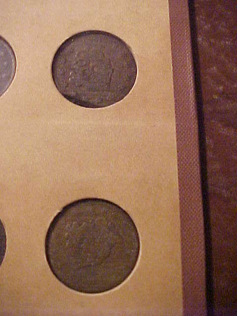 Book of 24 Large, British, Colonial, 2 Cent Pcs & a Few Tokens Book of 24 Large, British, Colonial, 2 Cent Pcs & a Few Tokens