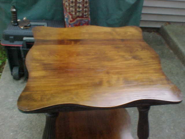 Nice Victorian Era Parlor Table w/ Northwind Extra Lg Glass Feet Nice Victorian Era Parlor Table w/ Northwind Extra Lg Glass Feet